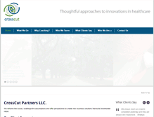 Tablet Screenshot of crosscutpartners.com